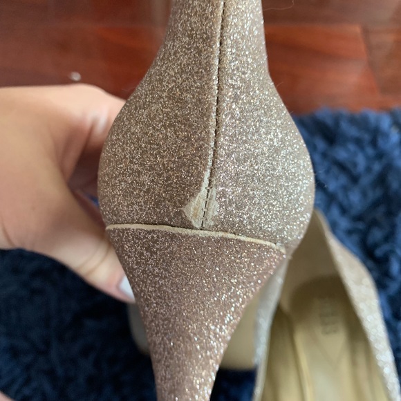 Guess silver to gold ombre sparkle heels - Picture 7 of 7